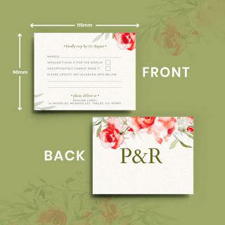 Forest RSVP Cards (Front / Back).