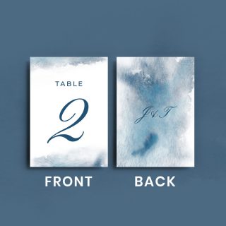 Wild Blue Table Names (Front / Back).